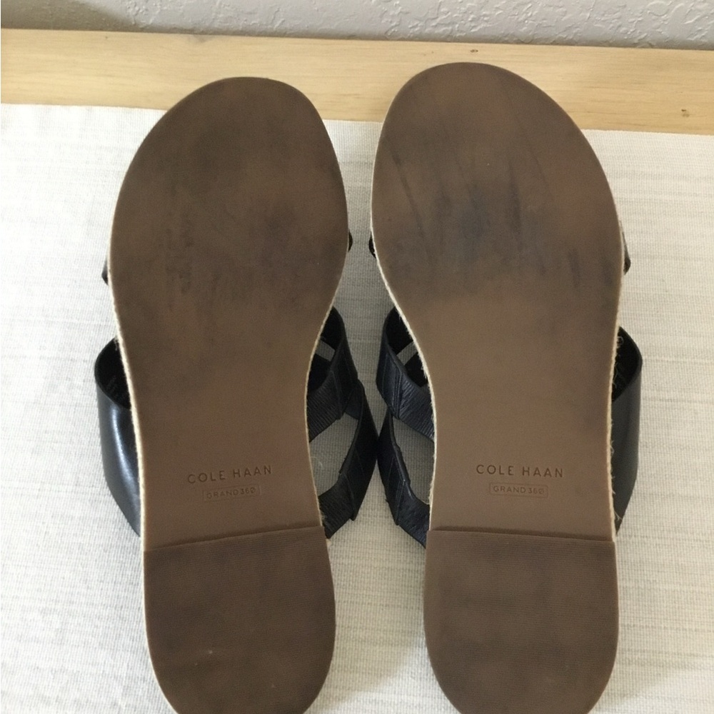 Cole Haan Florens slide black sandals size 10B - Picture 7 of 10